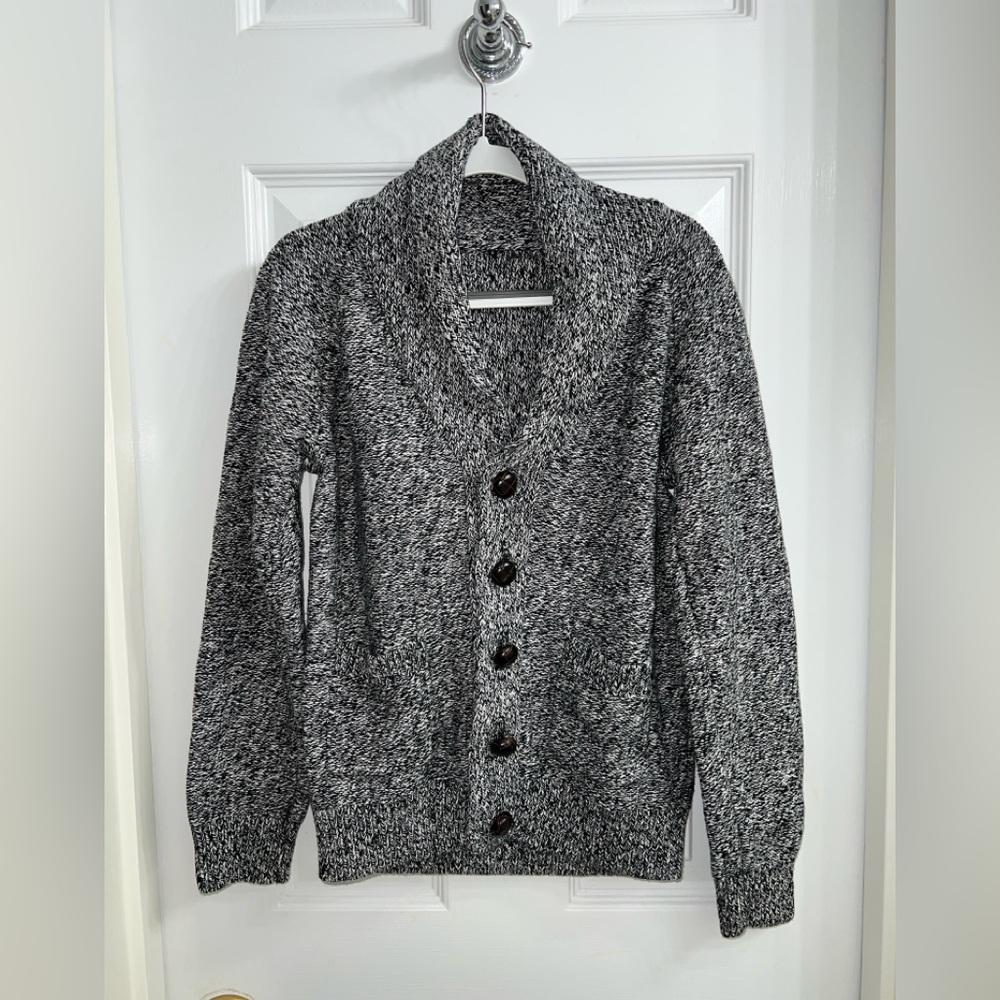 ZARA Kids Gray Knit Cardigan Sweater – Unisex | 8 Years